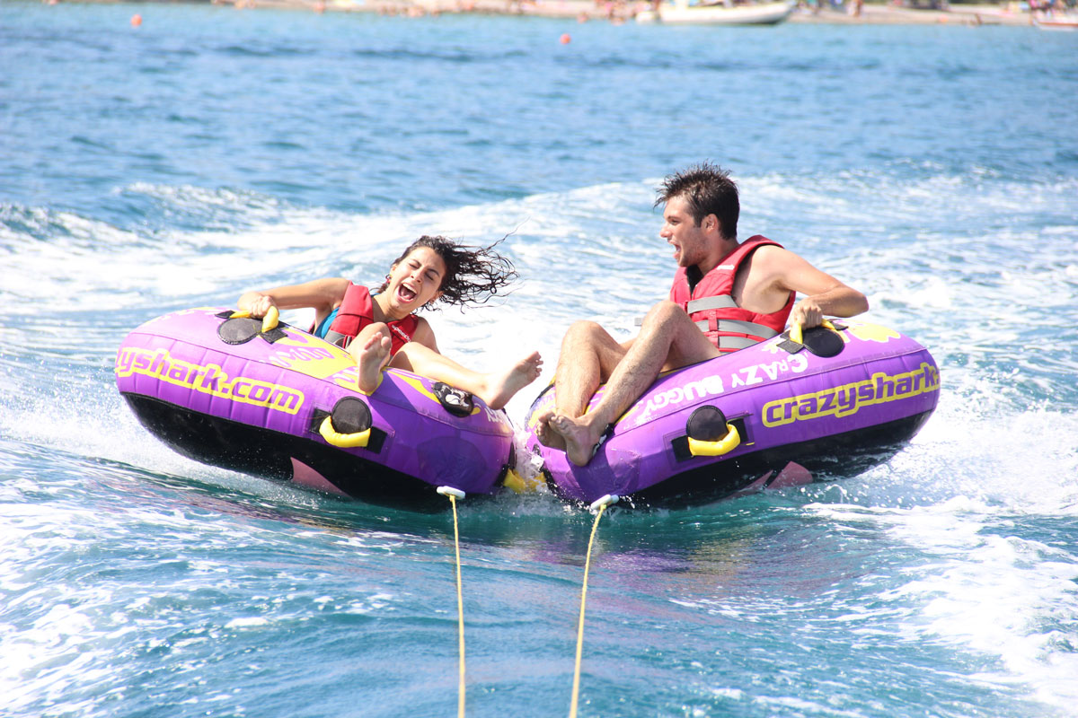 rings dassia corfu inflatables watersports